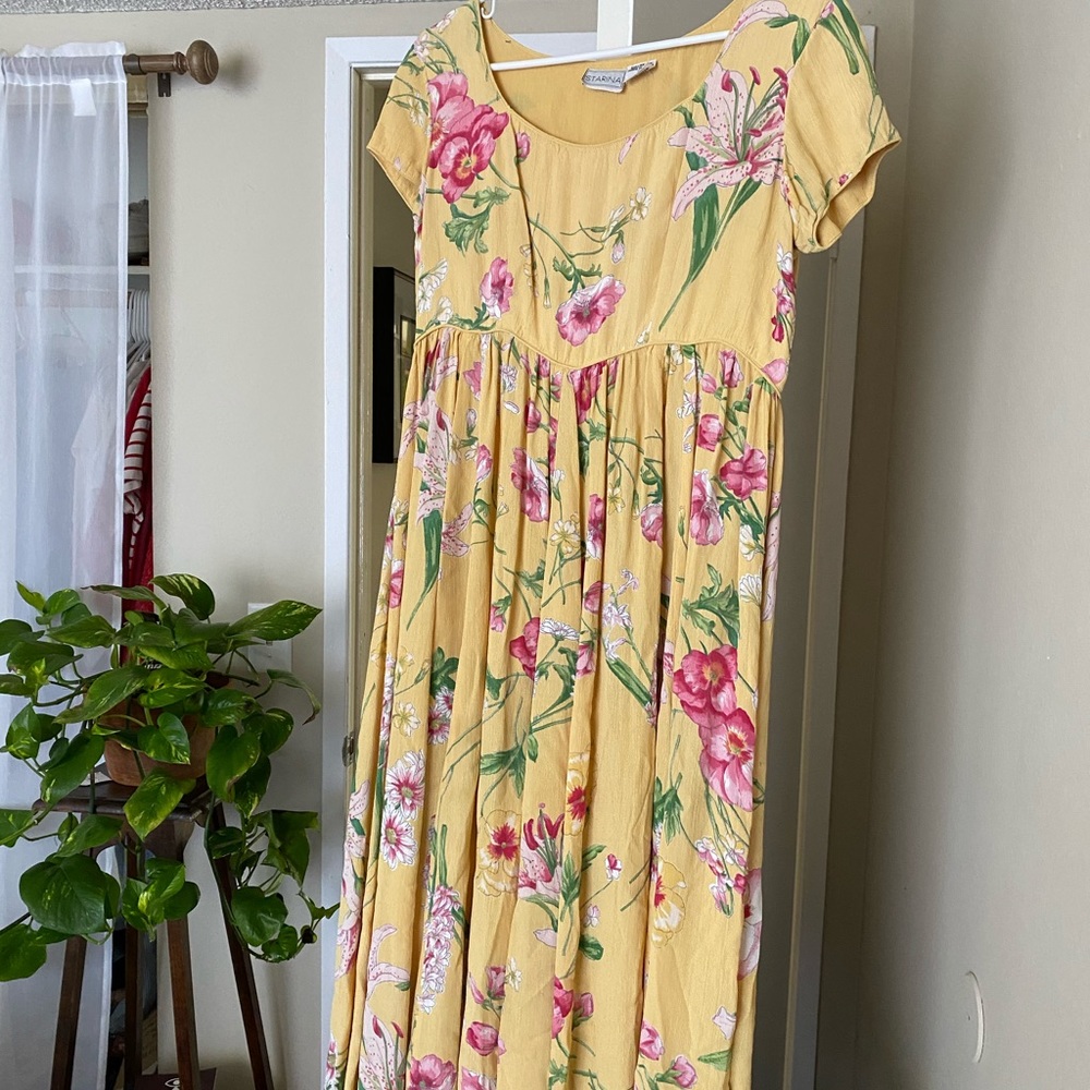 Long Yellow Dress